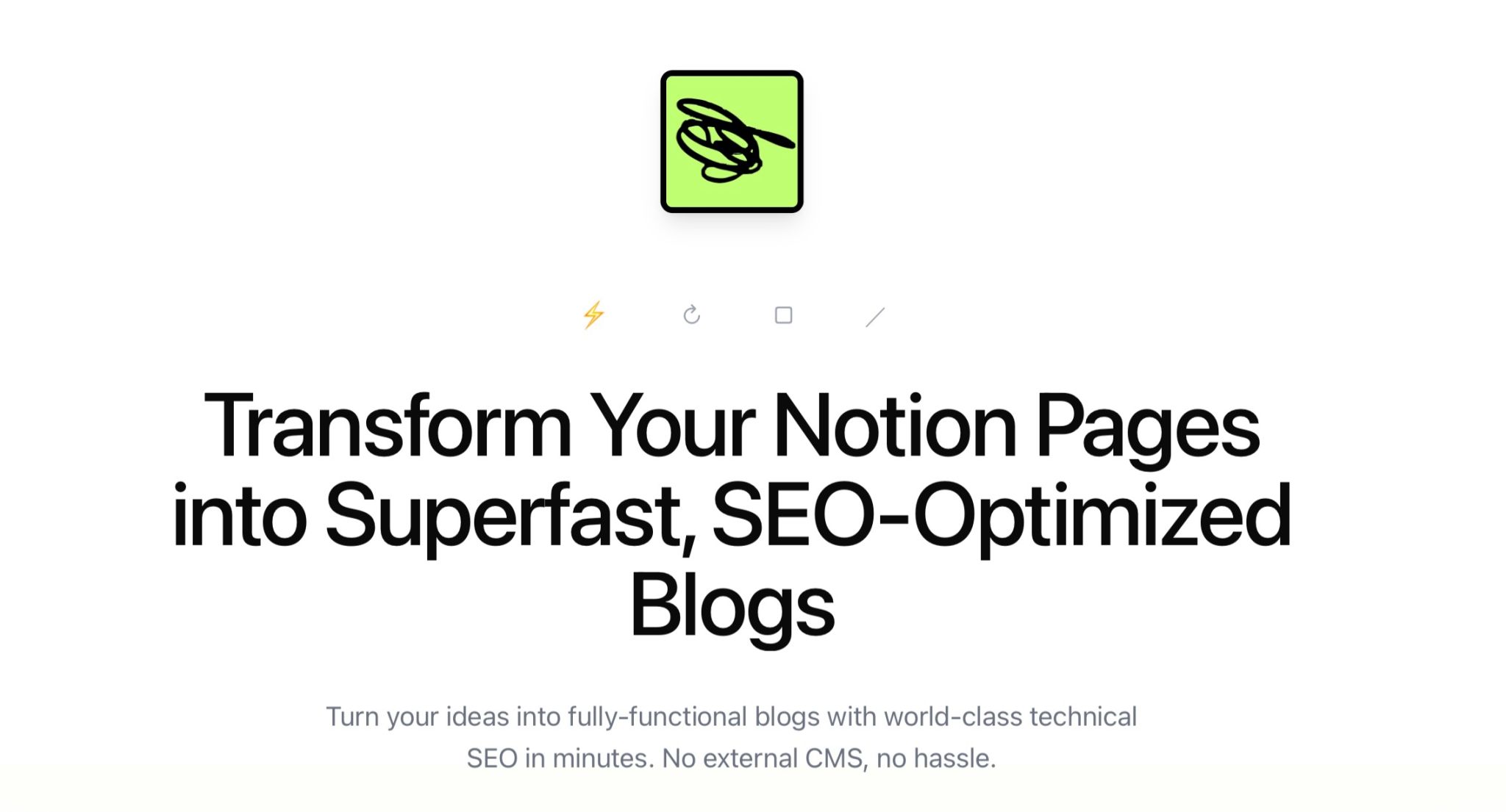 How I built the fastest no-code blog on the intern...