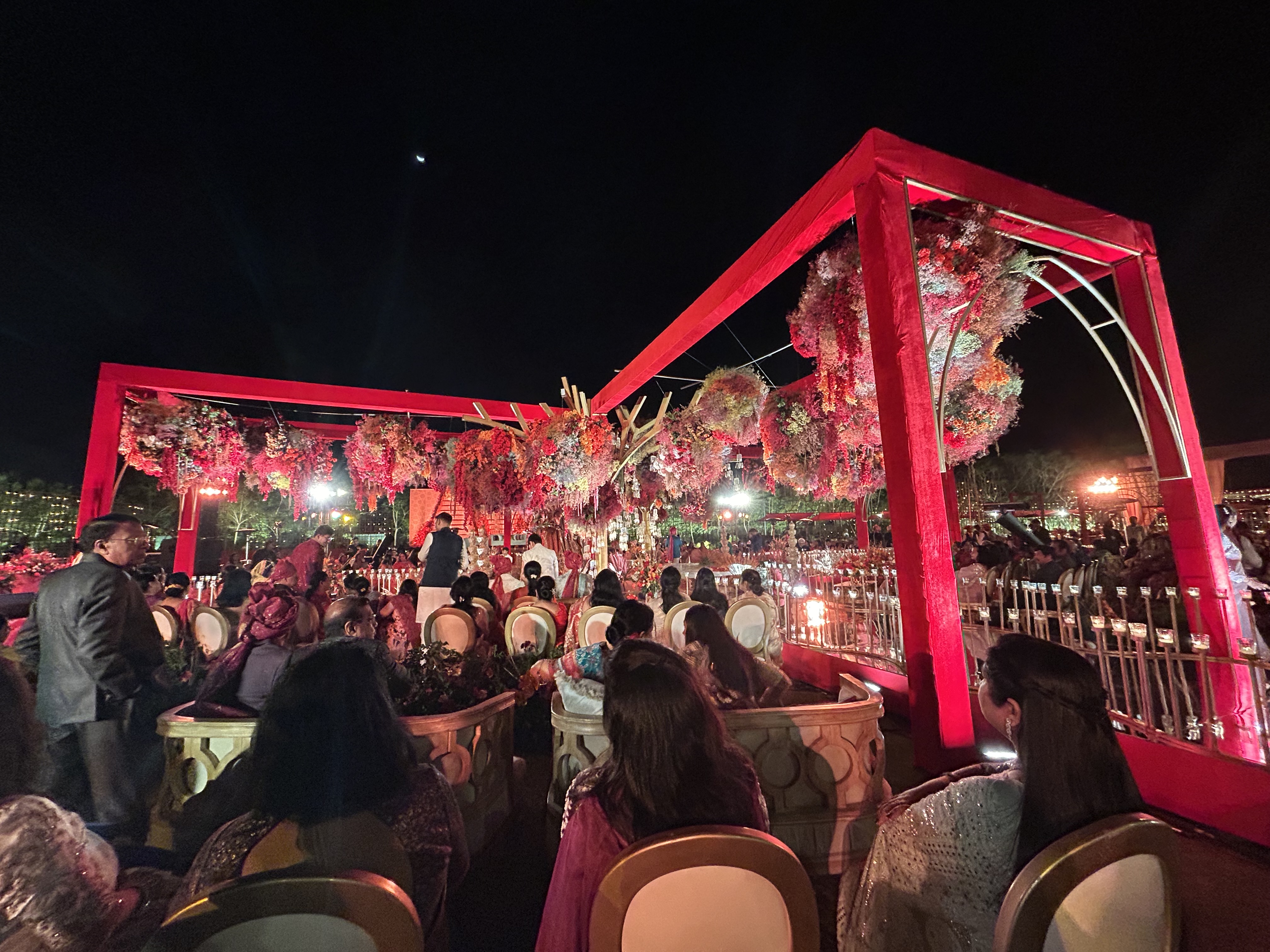 <figcaption>Scenes from the wedding in Bangalore</figcaption>